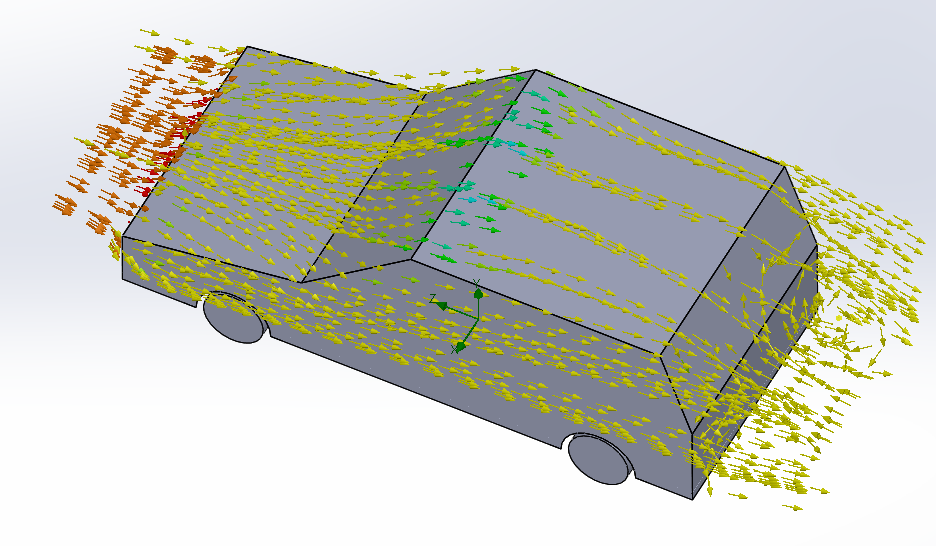 مقایسه آیرودینامیکی خودرو سدان و هاچ‌بک | تحلیل CFD در SolidWorks